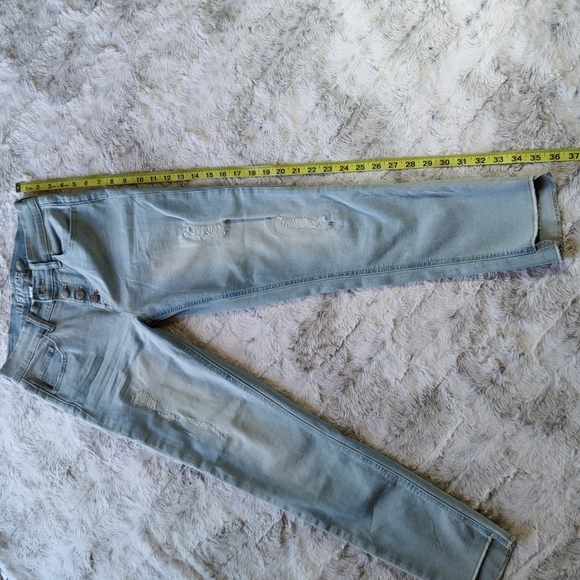 Justice Lightly Distressed Jeans Pant Girl's Size 14. - Picture 14 of 14